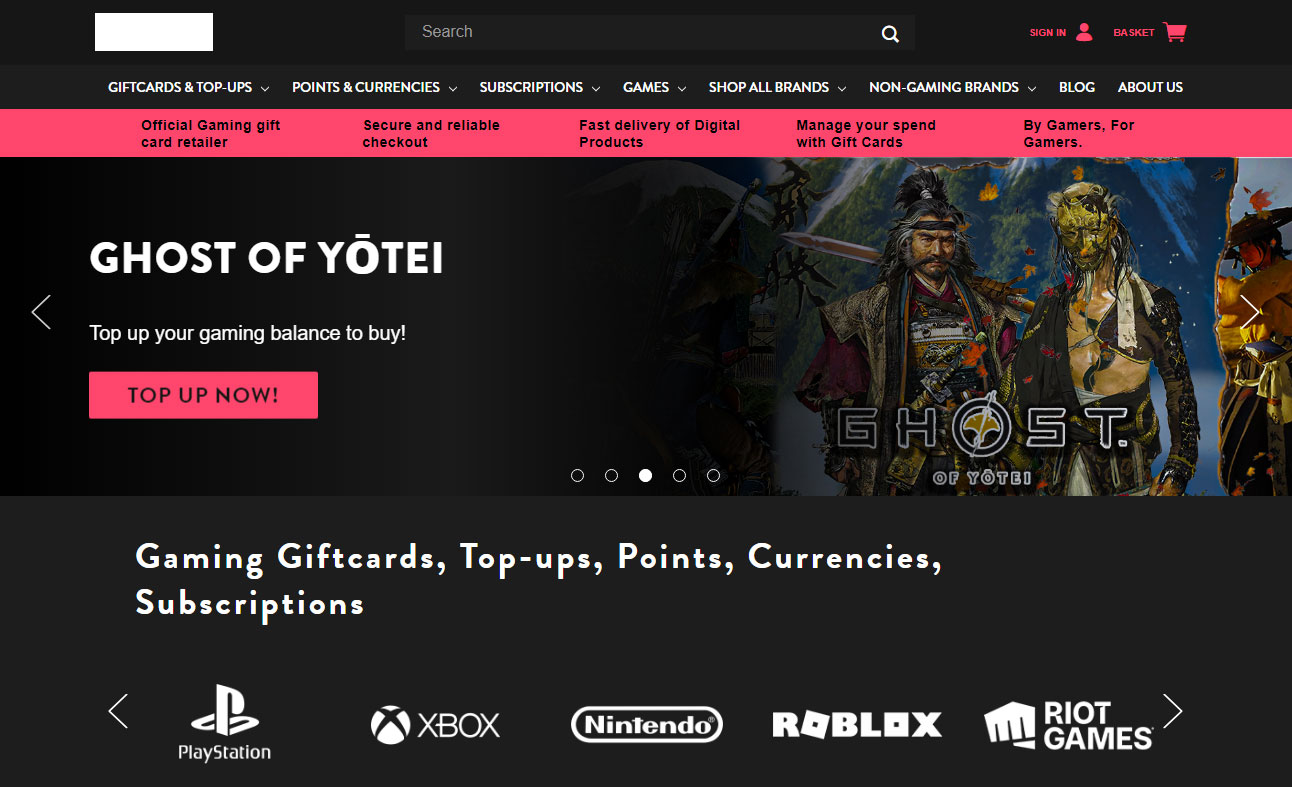 BigCommerce Home Page