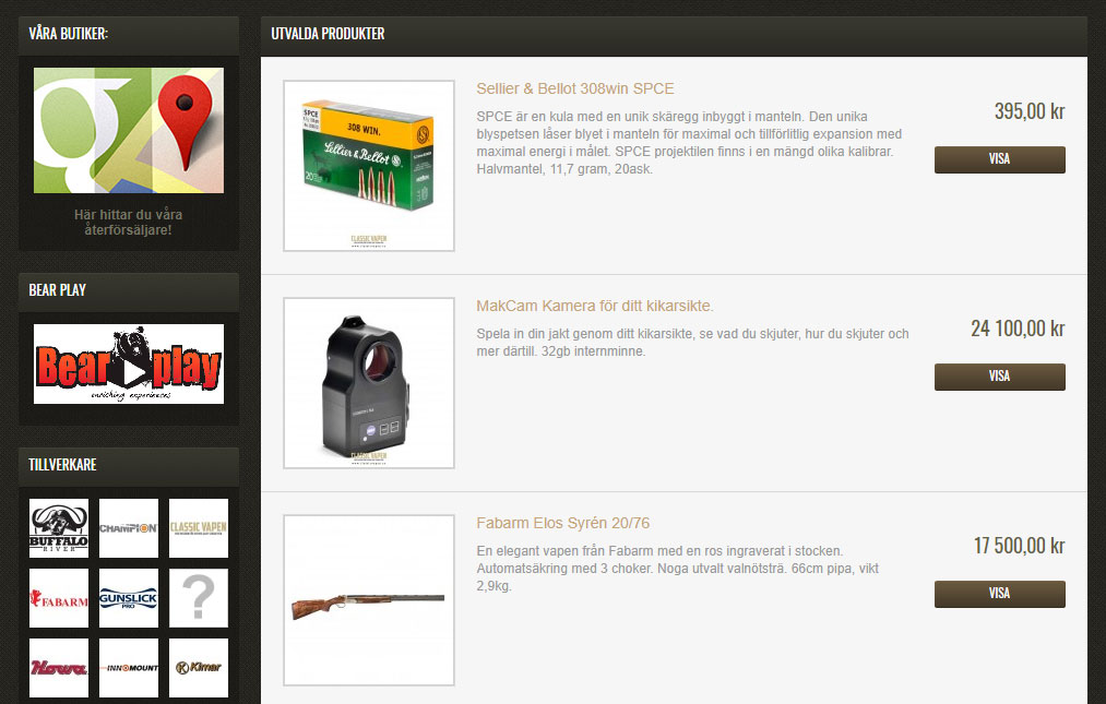 Classic Vapen Products