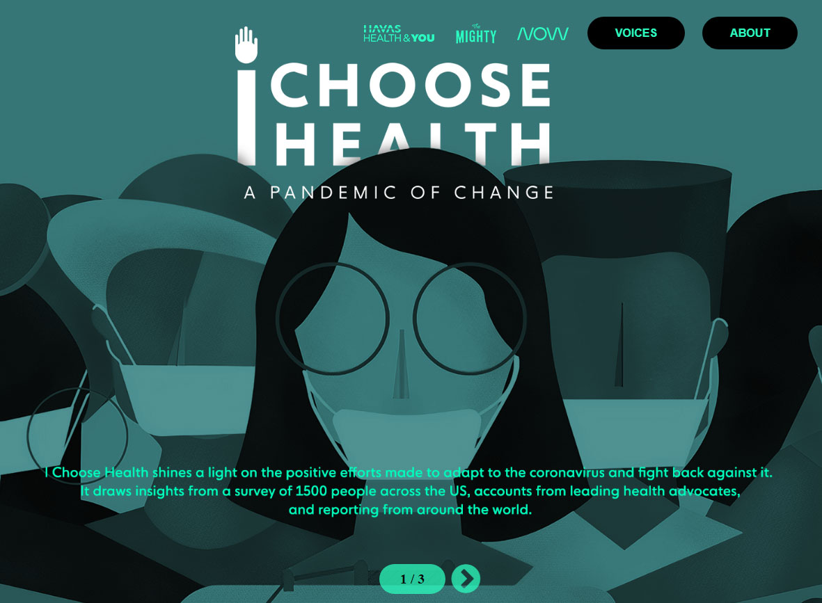 I Choose Health Landing Page