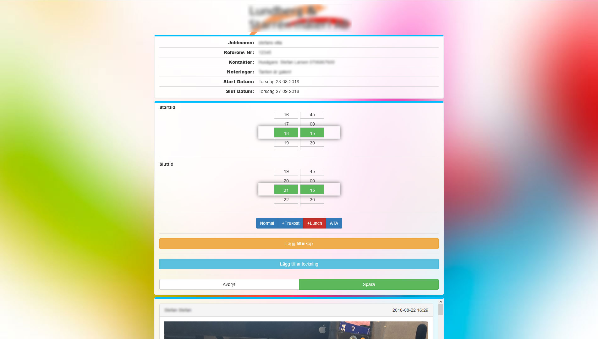 IkonTimer Hours Entry