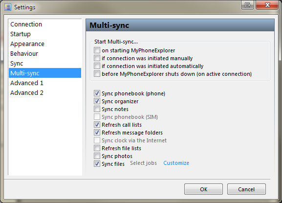 MPE Multi Sync Screen